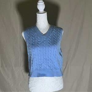 Light blue women’s size medium Shein sweater vest